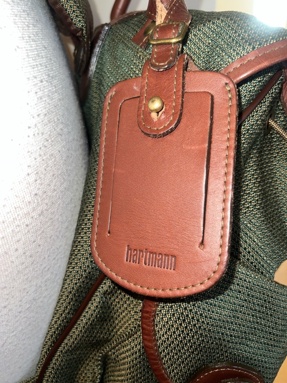 Hartmann Tweed & Leather Trim Travel Backpack - Picture 4 of 15